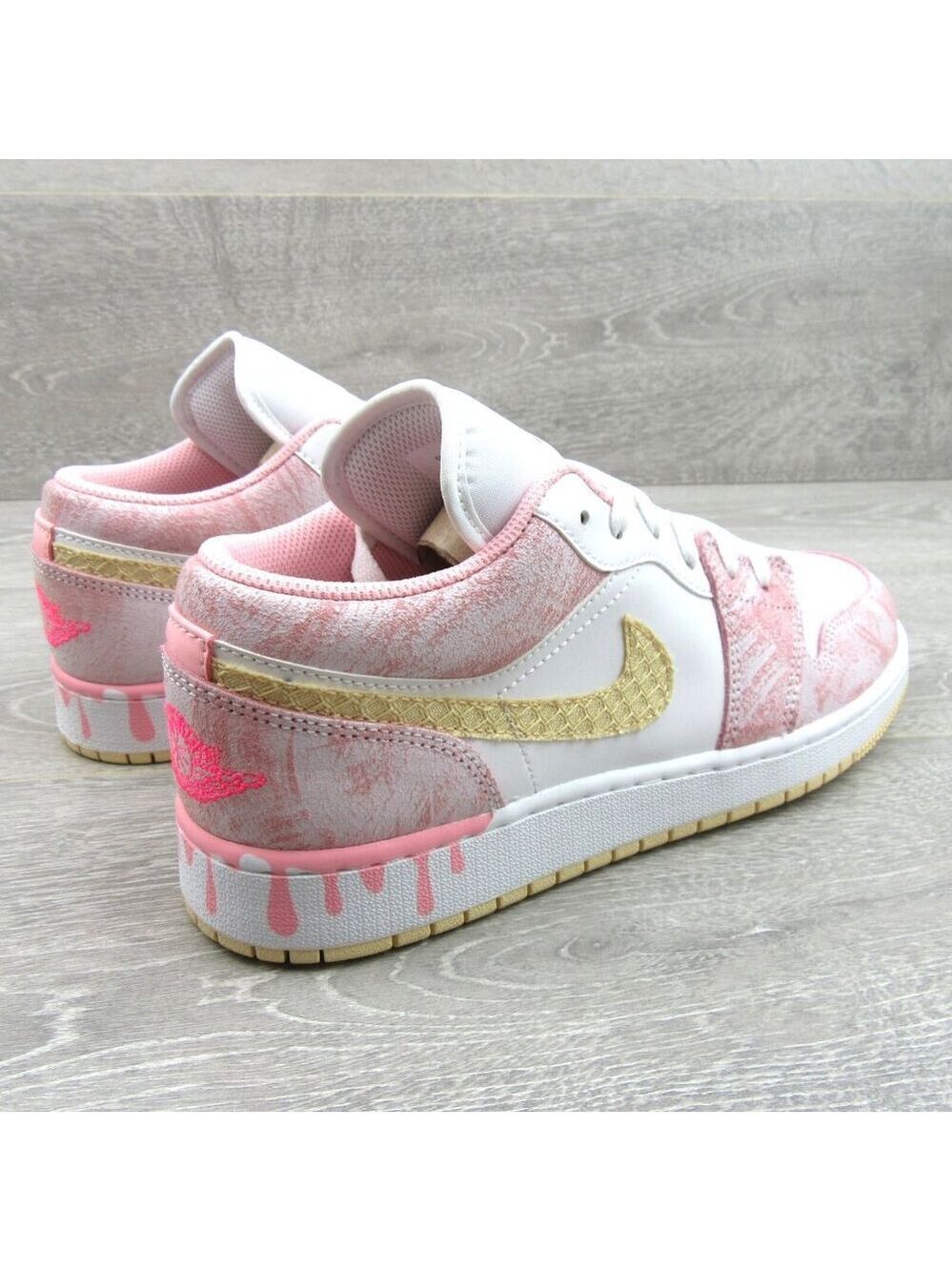 Air Jordan 1 Low Paint Drip GS Size 7Y / Womens 8.5 Sneakers NEW - Picture 7 of 16